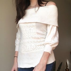 Arden B. Off the Shoulder Sweater
